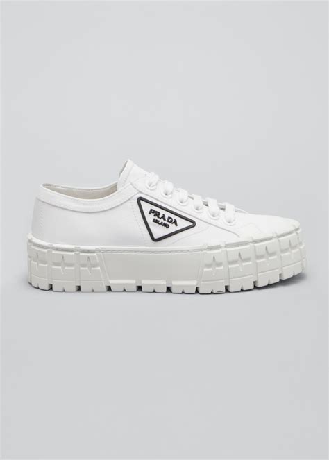 prada 50mm logo flatform sneakers